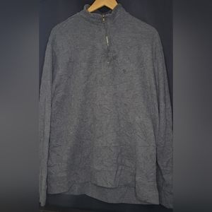Arnold Palmer Dark Grey 1/4 zip up sweater